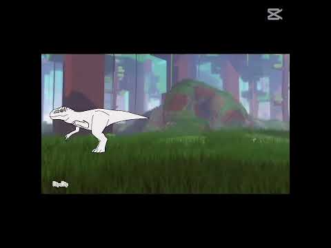 Jurassic blocky animation meme #memes #animation #jurrasicworld #indominusrex #flipaclip #funny