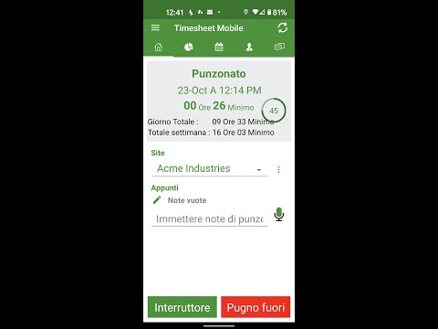 Processo di installazione e registrazione dell'app per dispositivi mobili della scheda attività.
