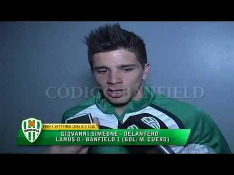 GIOVANNI SIMEONE - LANÚS 0 - BANFIELD 1 - FECHA 24 - 13-09-2015