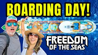 Freedom Of The Seas Embarkation Day Vlog | Royal Caribbean 5 Night Caribbean Getaway Cruise