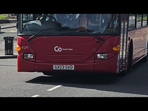 🚍*Beast* Go North East 6129 GX03 SVD Scania Omnicity on Service 52