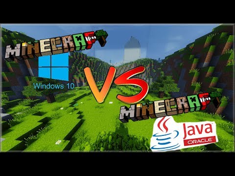 [Updated, aber alt] Windows 10 Edition vs. Minecraft Java [GER]