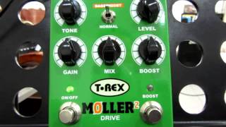 Video thumbnail for T-Rex Engineering Moller 2 Overdrive Pedal With Clean Boost by chatreeo