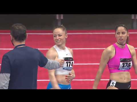 60m prepone [Ž], Ivana Lončarek i novi najbolji rezultat sezone - Belgrade Indoor Meeting 2022