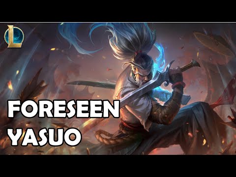 Foreseen Yasuo Skin Spotlight from League of Legends