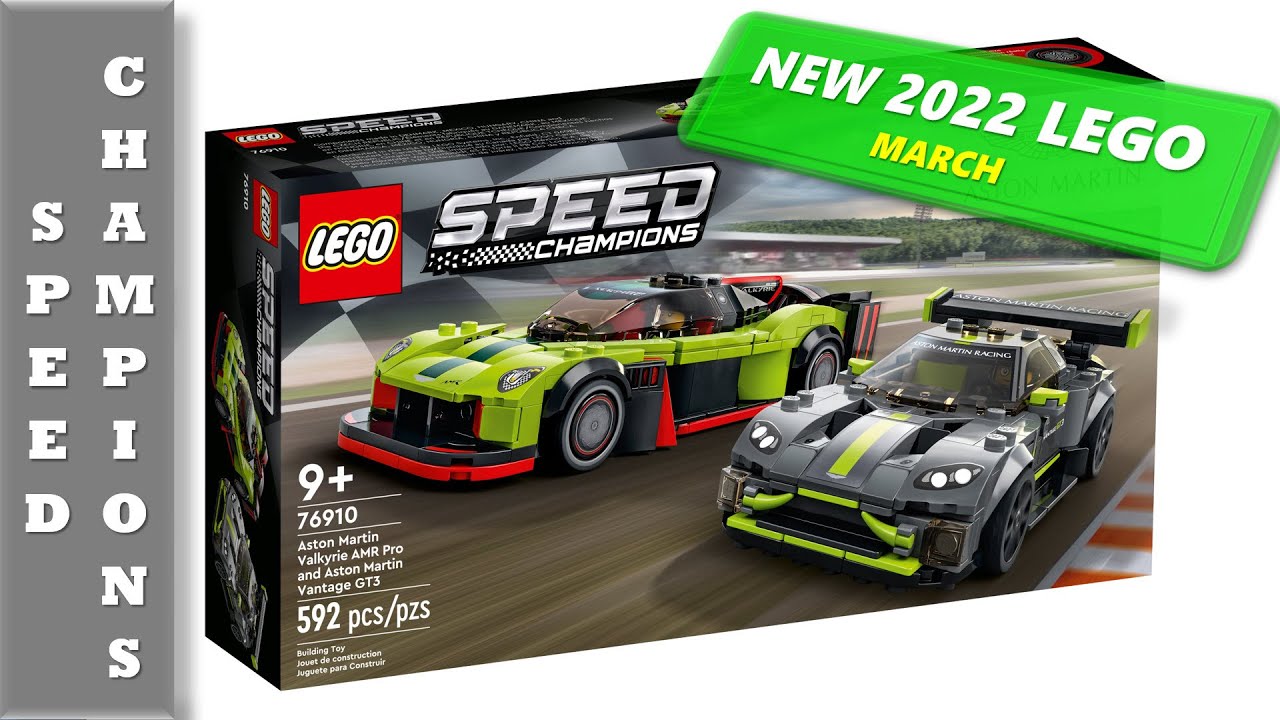 LEGO Speed Champions - Aston Martin Valkyrie AMR Pro a Aston Martin Vantage GT3