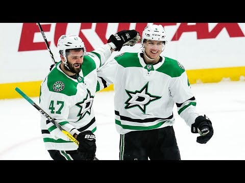 Miro Heiskanen finishes beautiful feed from Roope Hintz on 4-on-4 rush