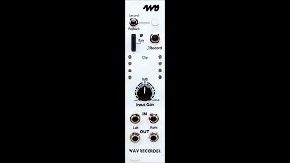 WAV Recorder - Record and sample Eurorack audio