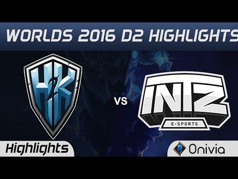 H2K vs ITZ Highlights Worlds 2016 D2 H2K Gaming vs INTZ Esports