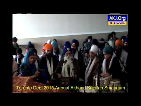 039 Toronto Dec. 2015 Saturday Morning - Bh. Jasbir Singh Jee Ghorewah
