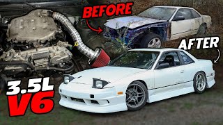 Saving An Abandoned 240sx And Vq Swapping It In 43 Minutes!