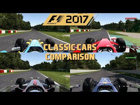 F1 2017 CLASSIC CARS COMPARISON (JAPAN)