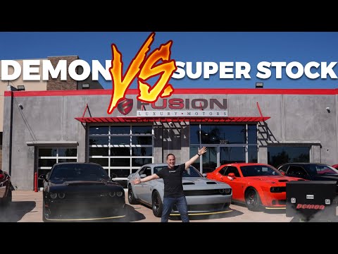 Demon VS Superstock! | Biggest Challenger Collection in the world?? | Fusion Motor Company