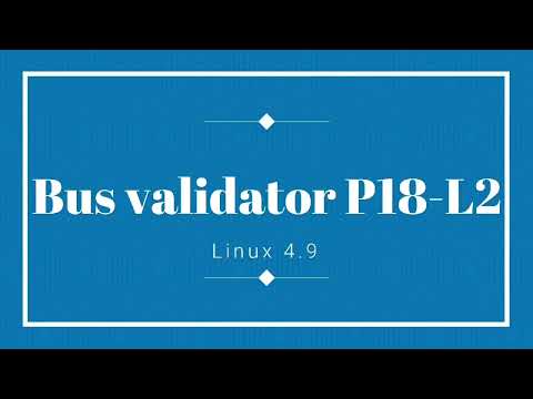 Which kind of bus validator can accept various payment cards? | P18-L2C
