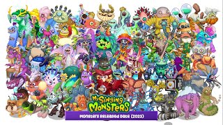 ALL MONSTERS RELEASE DATE (2023) My Singing Monsters | All Monsters Sounds Solo
