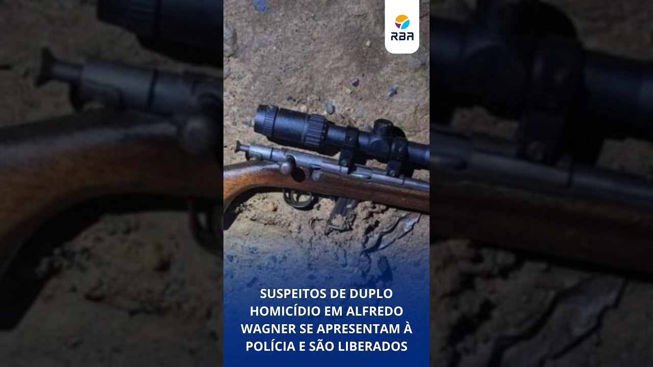 Suspeitos de duplo homicídio em Alfredo Wagner se apresentam à polícia e são liberados
