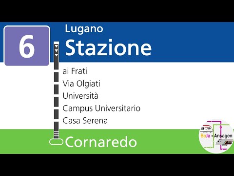 TPL Ansagen | 6 Lugano Stazione FFS - Cornaredo | BoJa Ansagen