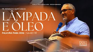 CULTO DA VIRADA 2025-2026 | PR. RONALDO QUINTANILHA