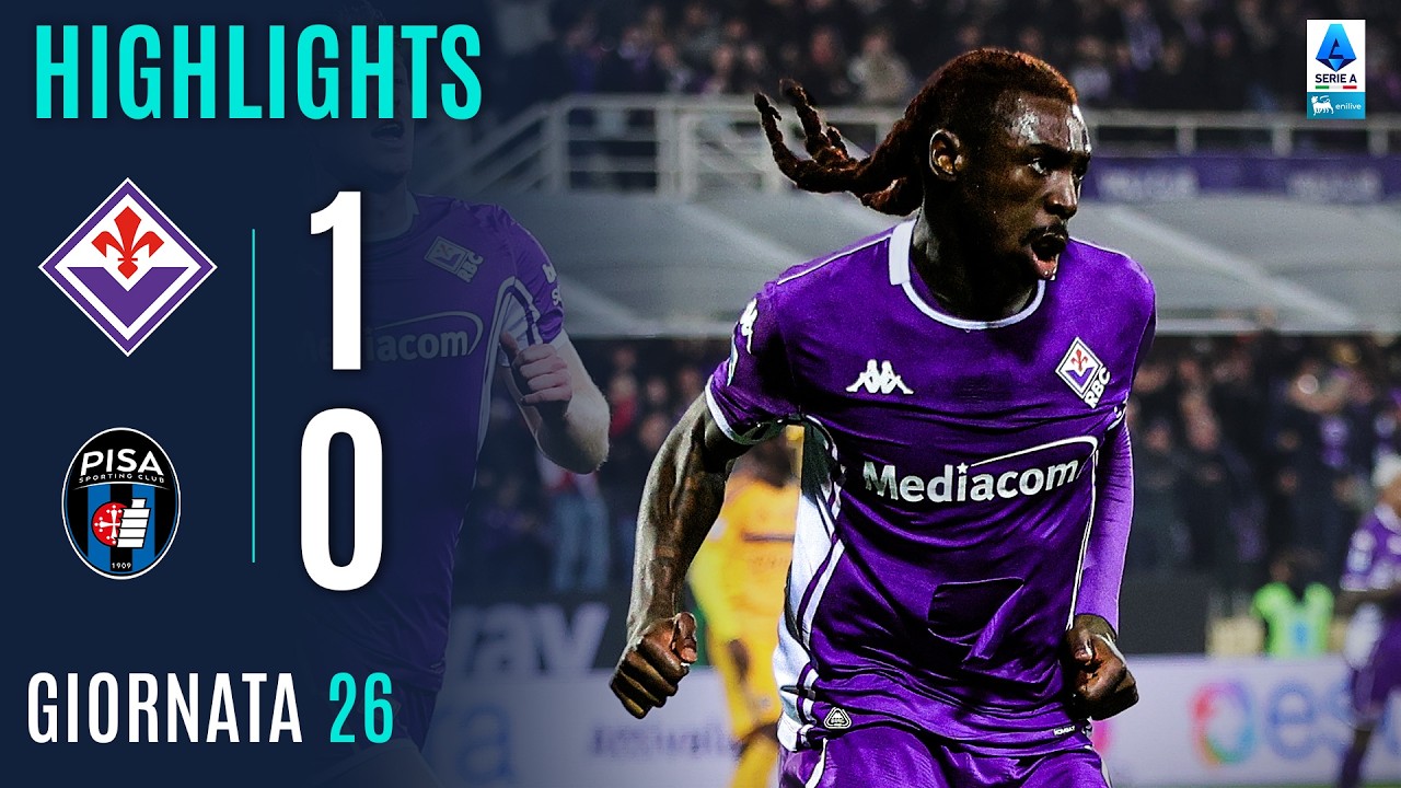 FIORENTINA-PISA 1-0 | HIGHLIGHTS | 26ª GIORNATA | SERIE A ENILIVE 2025/26