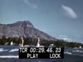 Classic Surfing Off Waikiki Clip 2832