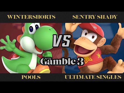 The Gamble 3 Pools - WinterShorts (Yoshi) vs. SENTRY Shady (Diddy Kong) - SSBU