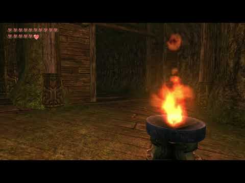 twilight princess ambience - cave and crackling fire