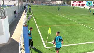 Vídeo resumen del partido entre el Infantil del Foietes y el Polop