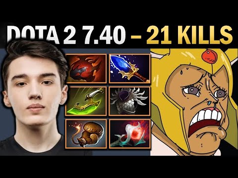 Legion Commander Pro Offlane with 21 Kills and Heart - Gameplay Dota 2