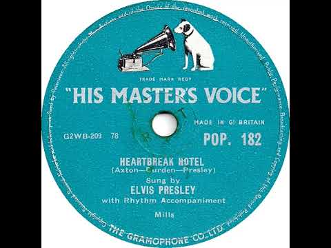 UK New Entry 1956 (71) Elvis Presley - Heartbreak Hotel
