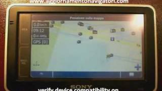 SONY NAV U92 con GPSPRO II (by www.mygpsnavi.com), tomtom 7 igo 8 sygic 10 miomap 2008