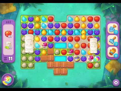 Gardenscapes Level 653 Super Hard