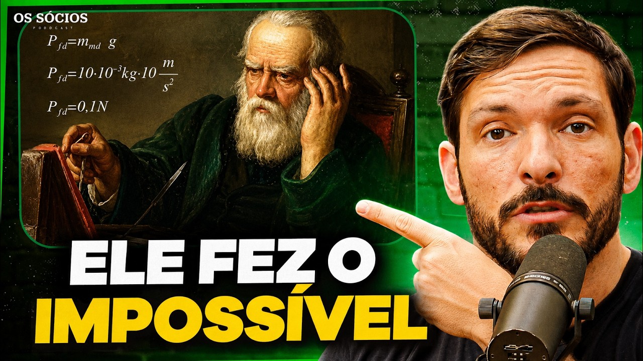 ARQUIMEDES FEZ CÁLCULOS QUE SÓ SERIAM FORMALIZADOS 2 MIL ANOS DEPOIS
