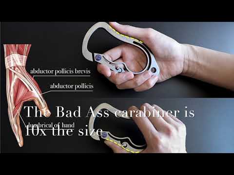 Bad Ass Carabiner: 64 grams of Solid Titanium