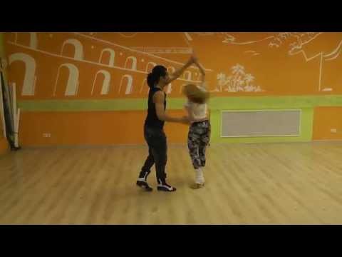 Zouk Class 02.06.14 at Brazuka Dance School - Wakko, Nastya