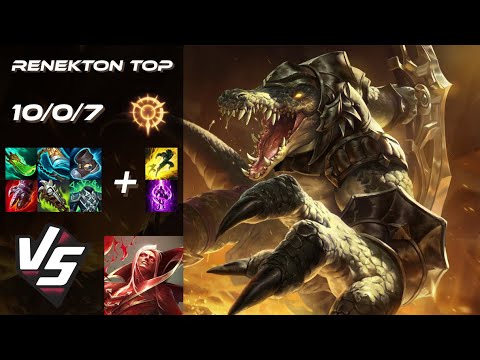 TOP Renekton vs Vladimir - NA Grandmaster Patch 14.18