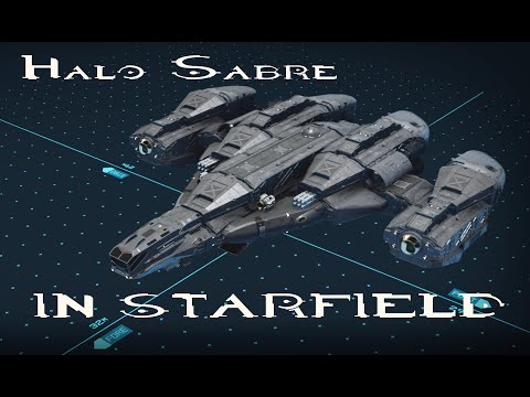 Starfield - How to build UNSC Sabre from Halo Reach
