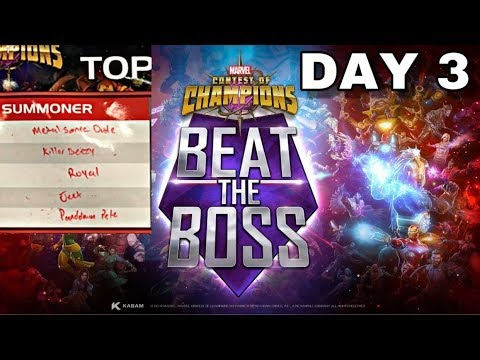 NYCC 2019 Day 3 Tournament BEEZY VS ROYAL VS METAL SONIC Beat the Boss | Marvel Contest of Champions