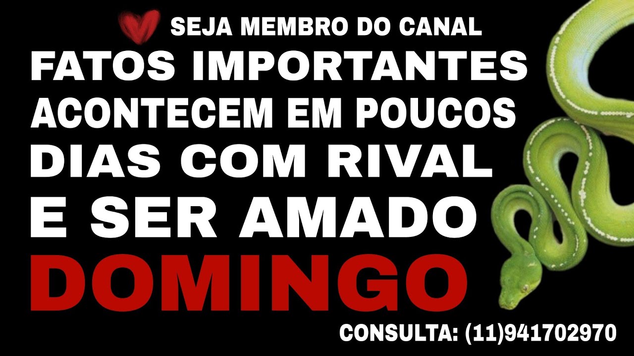 🚨 FATOS IMPORTANTES ACONTECEM EM POUCOS DIAS COM RIVAL E SER AMADO E VC PRECISA SABER DOMINGO CASA