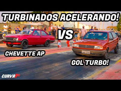 ARRANCADA CHEVETTE AP VS GOL TURBO!!