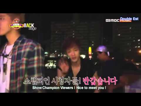 [ENGSUB][HD] 130817 EXO Show Champion Back Stage