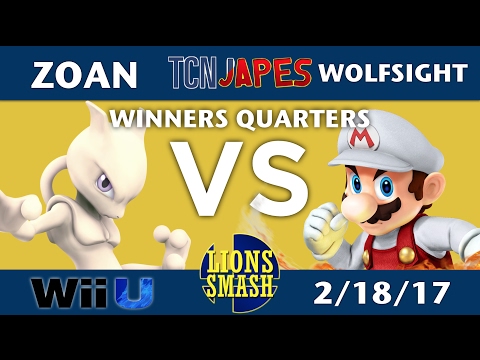 TCNJapes - MHG | Zoan (Mewtwo) vs WulfSight (Mario, Falcon) - Smash 4 Winners Quarters