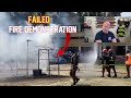 Possibly the worst firefighting demonstration in history.