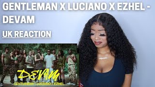 GENTLEMAN X LUCIANO X EZHEL - DEVAM (OFFICIAL VIDEO) REACTION | CARINE TONI