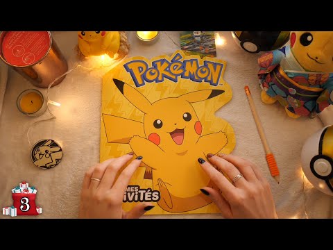 ASMR | On remplit ce cahier tout doux Pokémon (et toi, tu savais ?)