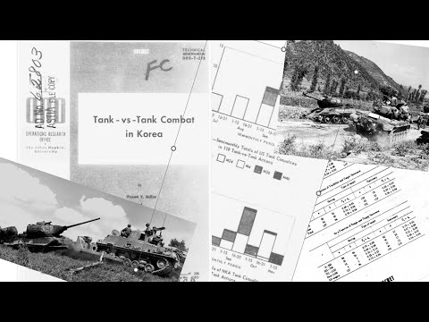 Tank vs Tank Statistics in the Korean War