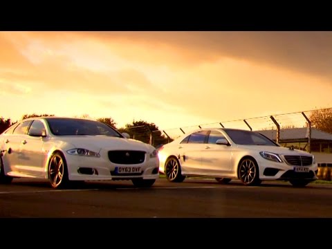 Mercedes S63 AMG vs Jaguar XJR: Part Three