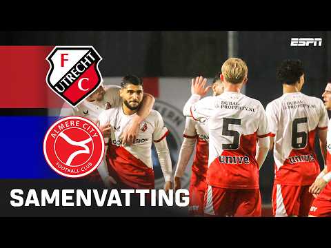 BIZAR: eerst GEEN penalty en dan TOCH een penalty 😮 | Samenvatting Jong FC Utrecht - Almere City