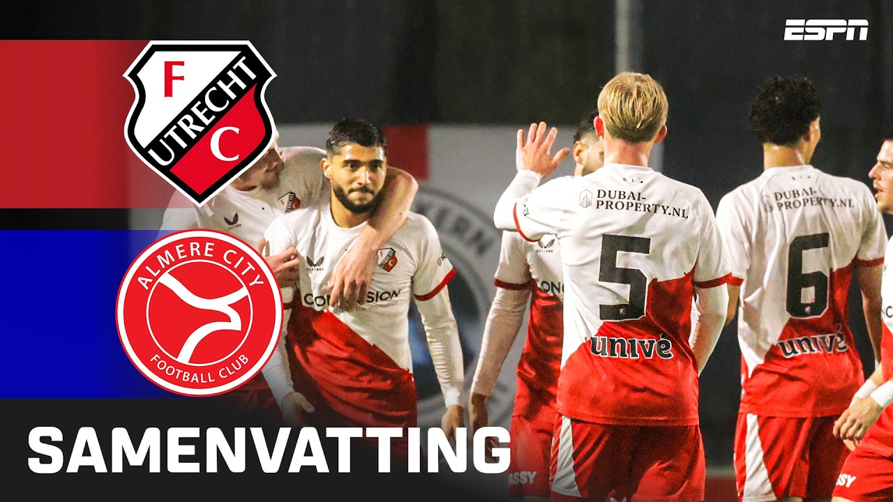 Jong  Utrecht vs Almere City Highlights