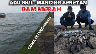 Download lagu Adu skil mancing seretan Dam Merah Tanjung priok target ikan krapu | Mancing Malam lebih gacor mp3
