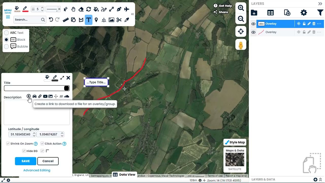 Share GPX trails in Scribble Maps
